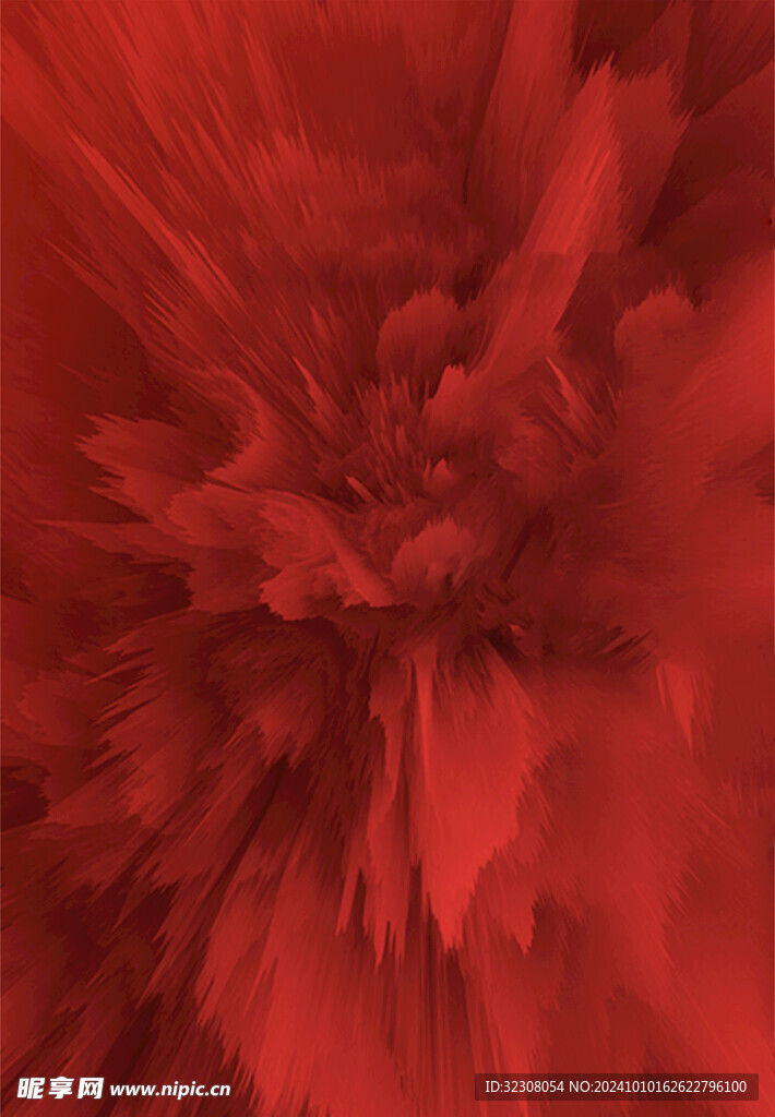 红色背景