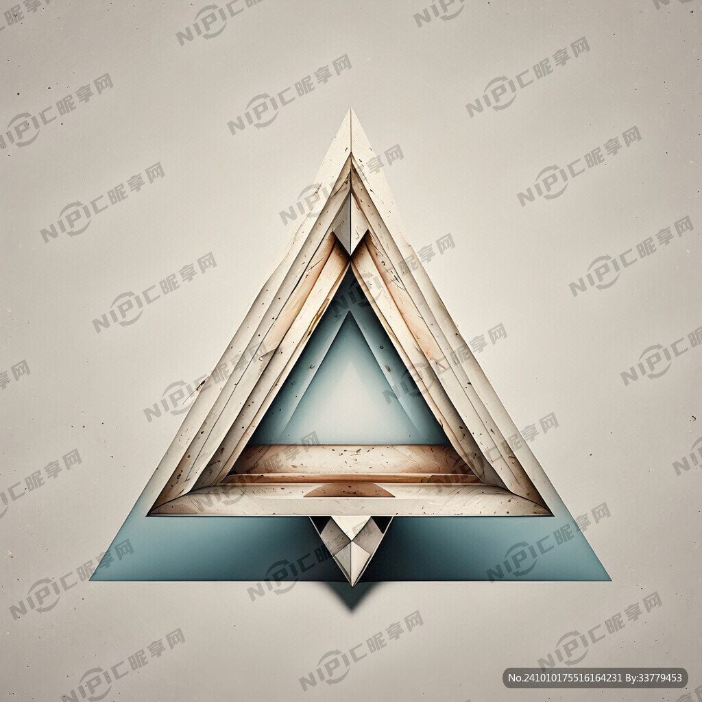 几何三角形 浅色