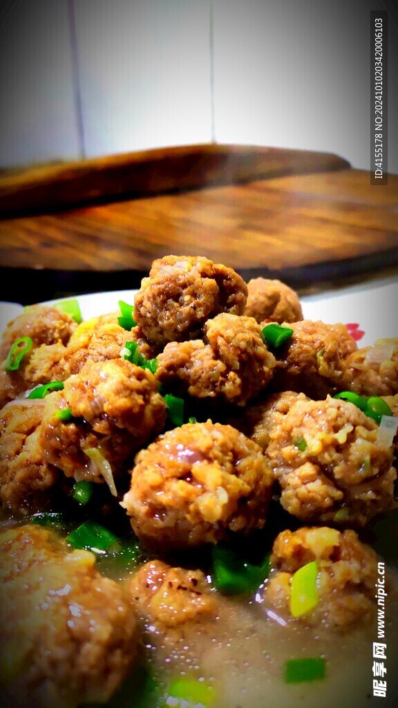 纯手工肉圆 