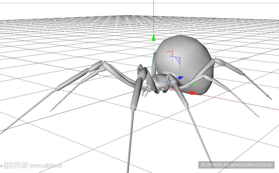 C4D模型 蜘蛛