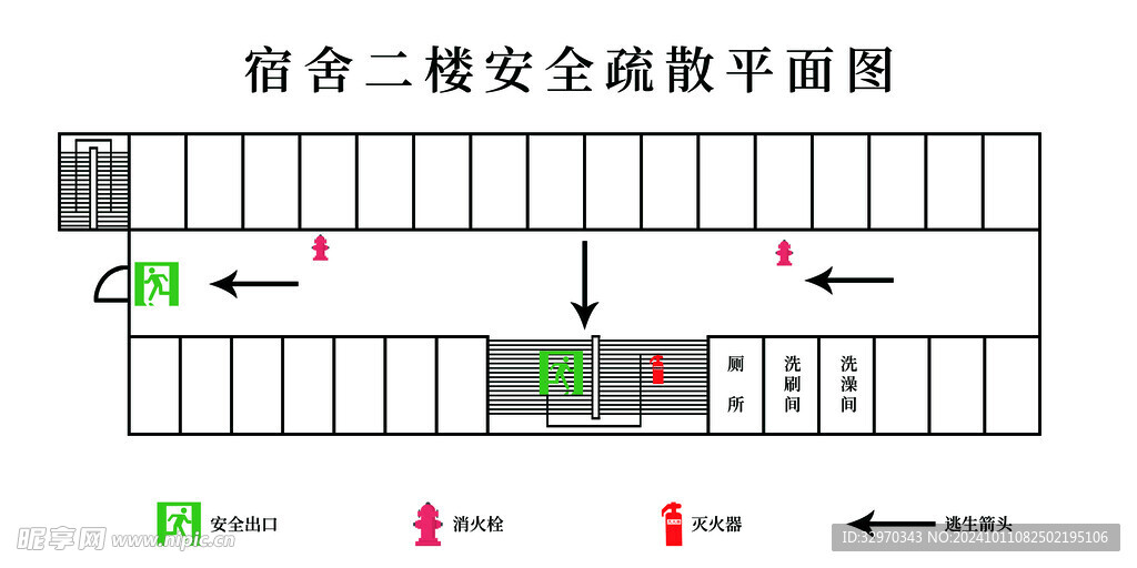 安全疏散平面