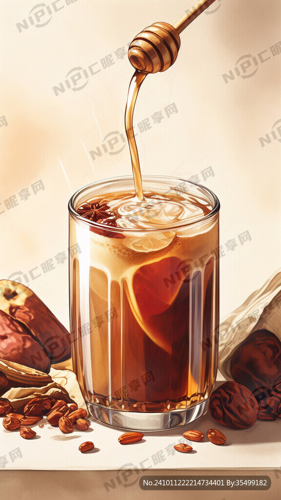 暖心热饮海报
