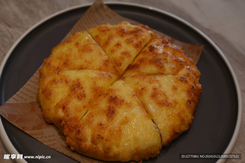 粤式点心芝士榴莲奶酪饼