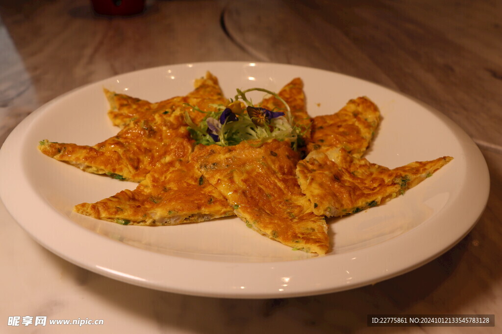 粤式菜品香椿煎鸡蛋