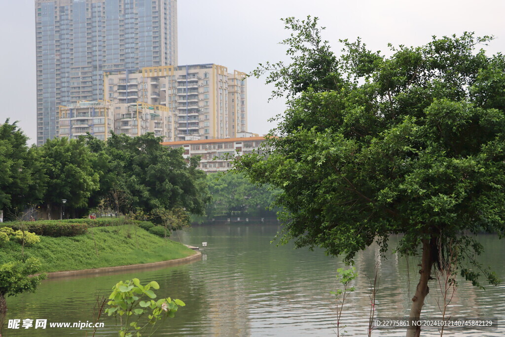 肇庆端州牌坊广场风景