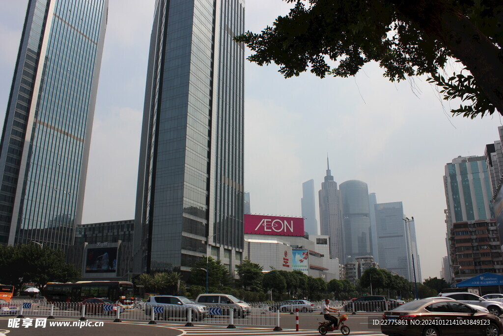 广州天河市区建筑风景