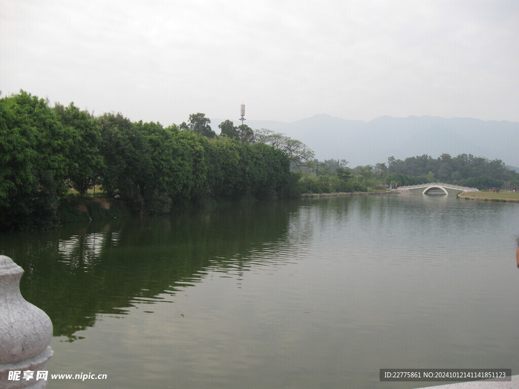 肇庆端州牌坊广场风景