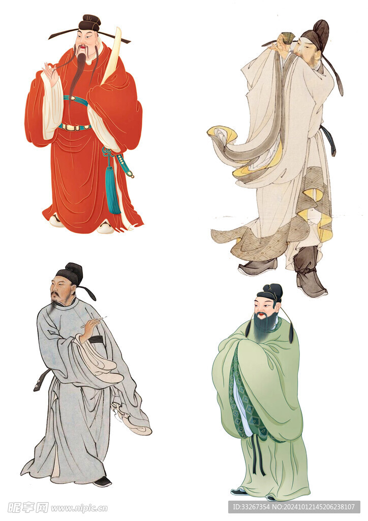 古风 古人