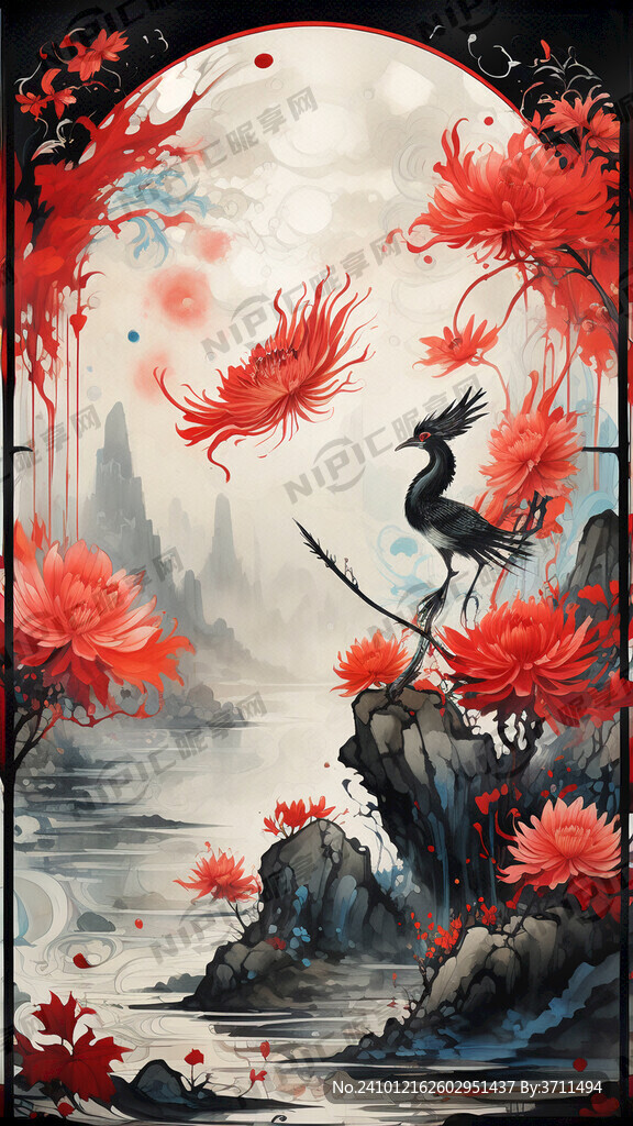 彩色玻璃    中式  民族风