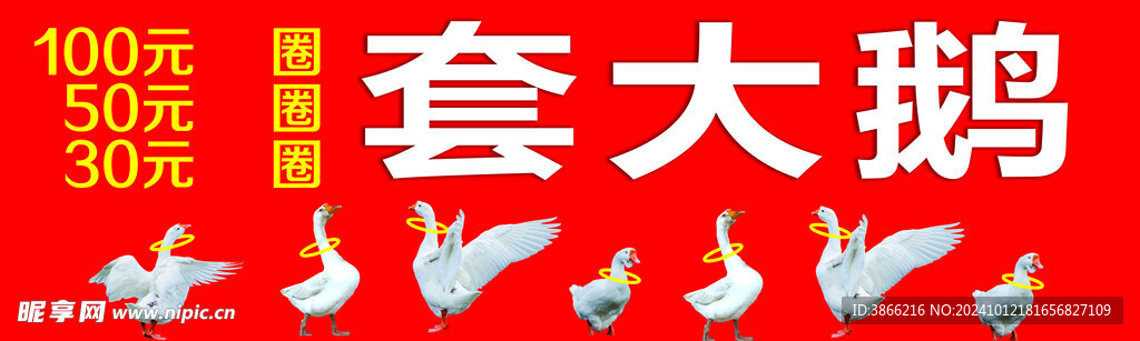 套大鹅 