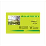绿色名片