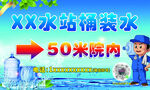 水站指示海报