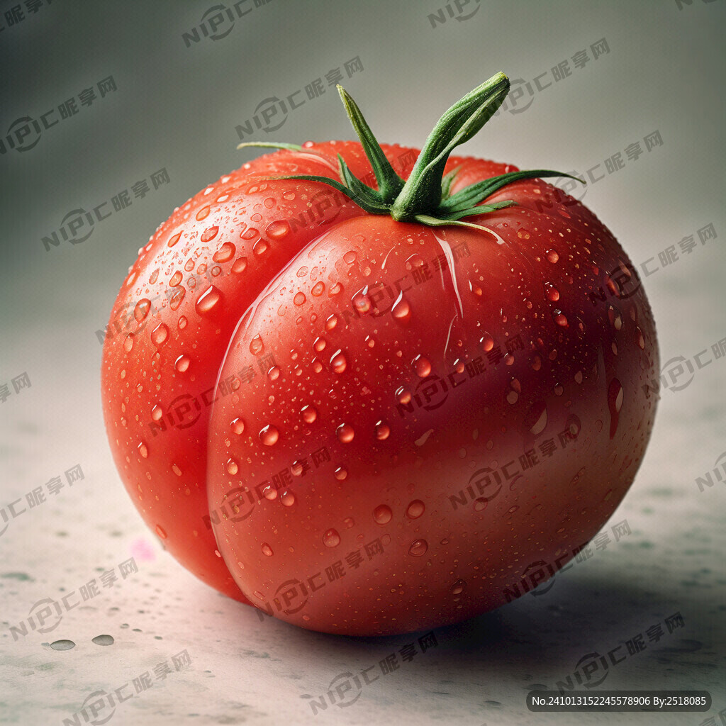 一半绿一半红的西红柿