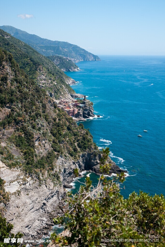 户外海边悬崖