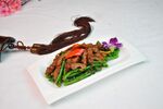 梅菜豆角炒牛柳
