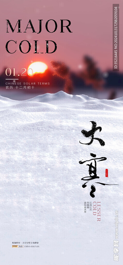 大寒海报