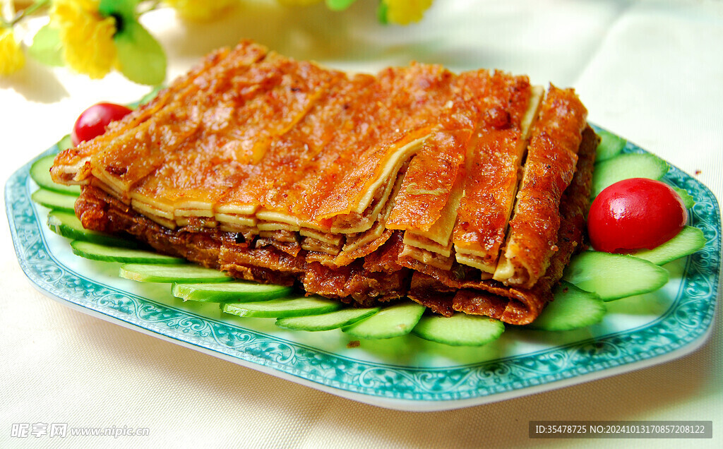  虎皮葱花肉