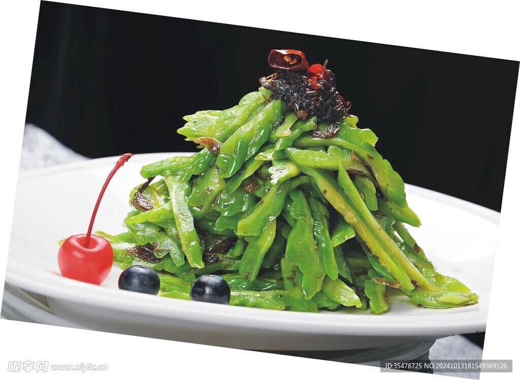 榄菜苦瓜