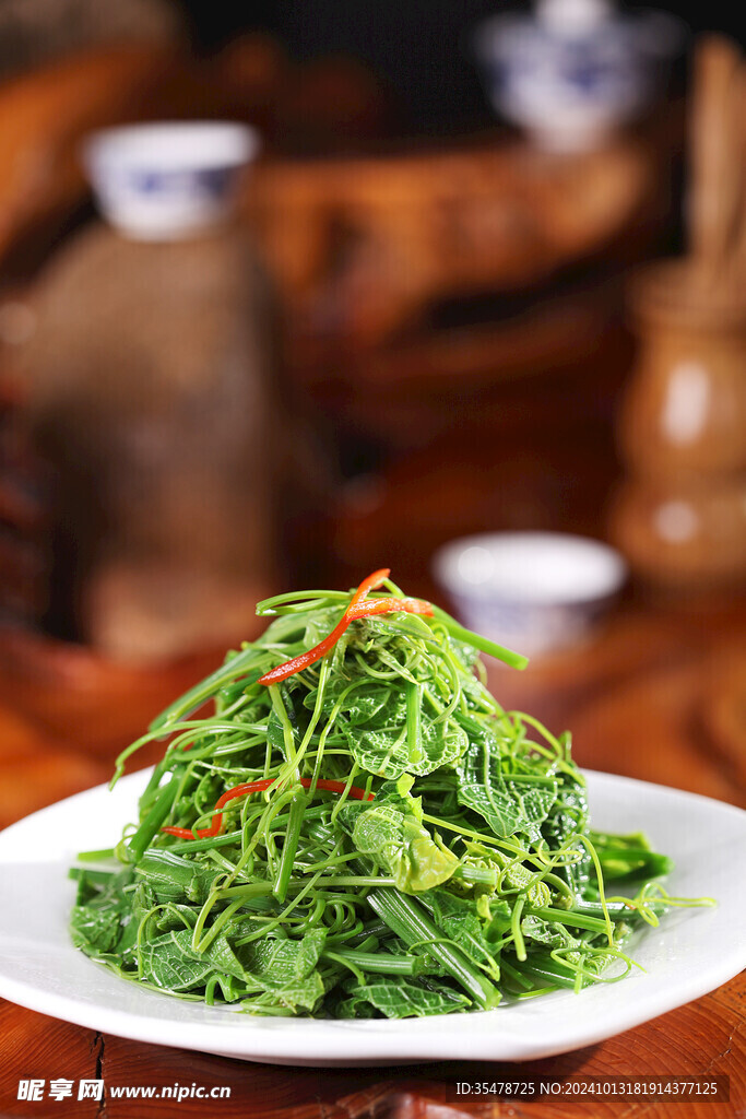 酱油丝瓜尖