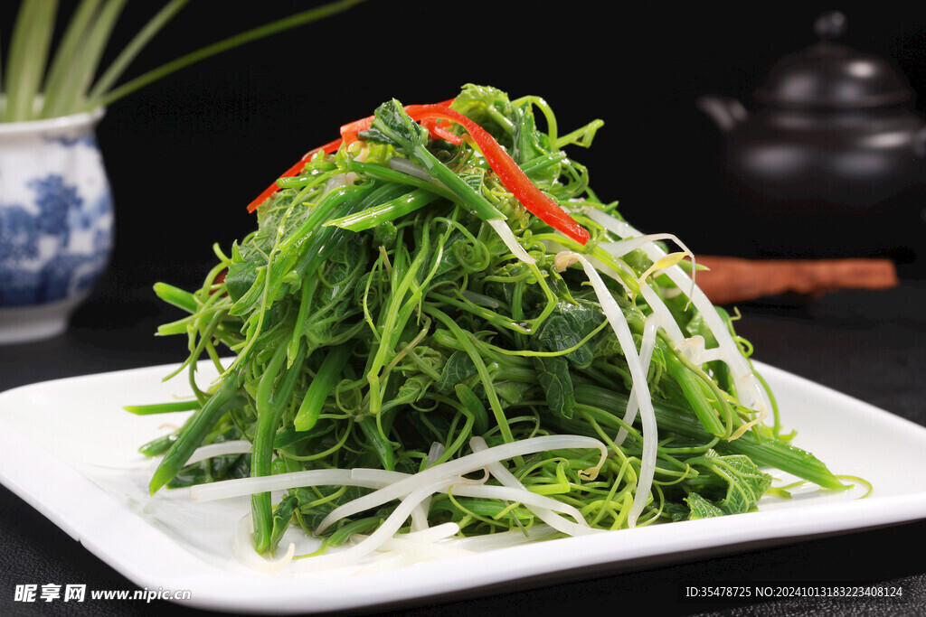 豆尖丝瓜头