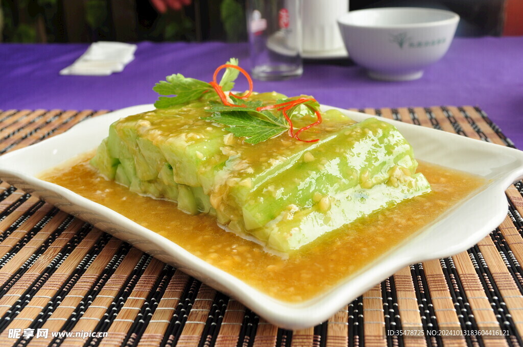 素蒜汁瓜条