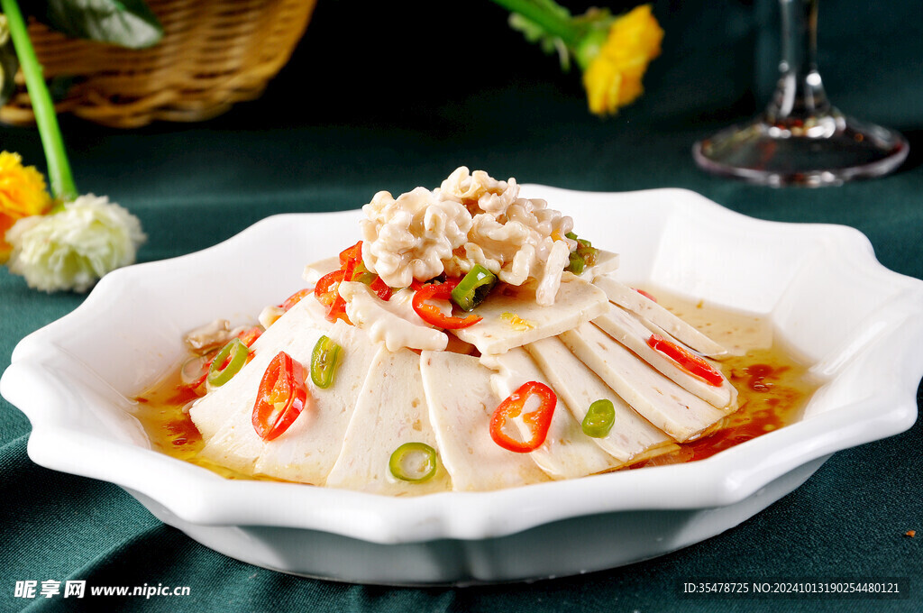 五彩千叶豆腐