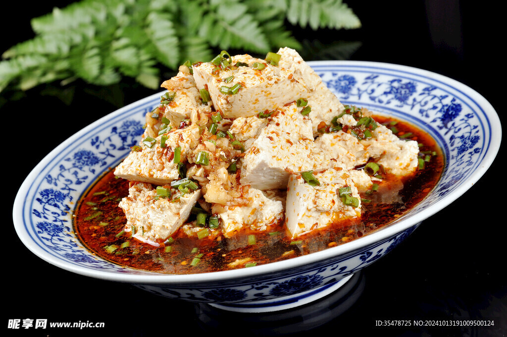 蒜炝老豆腐浆水菜