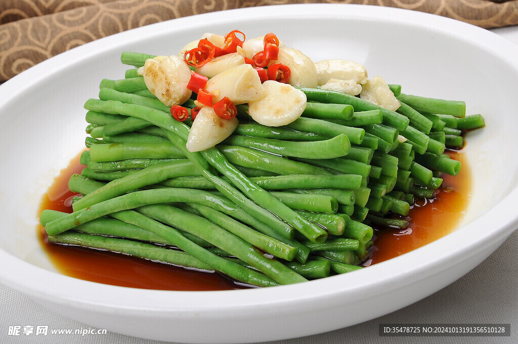蒜拍长豆角
