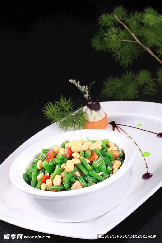 菜心黄豆