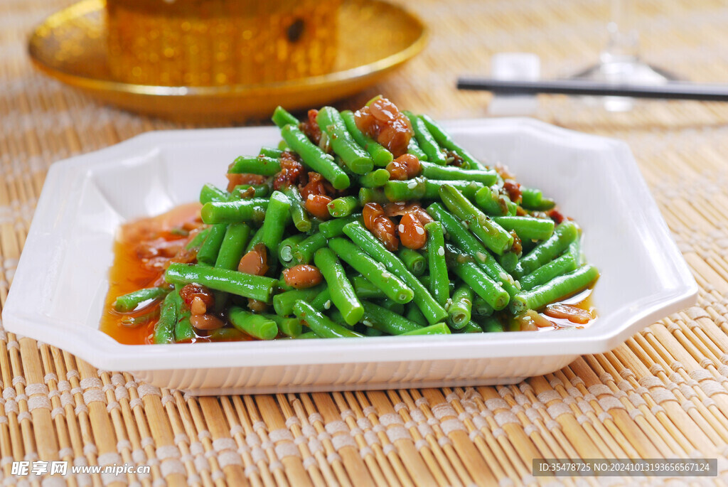  水豆豉拌豇豆