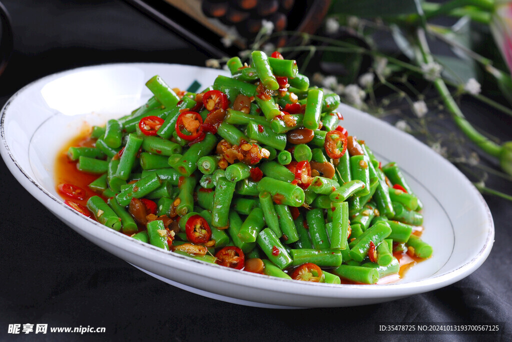  水豆豉拌豇豆