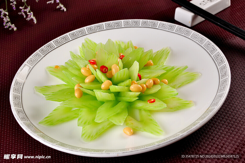西芹黄豆