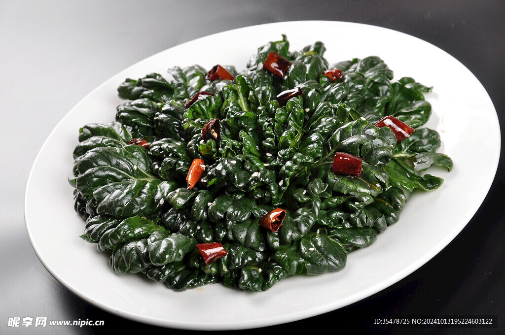 炝拌油菜苗