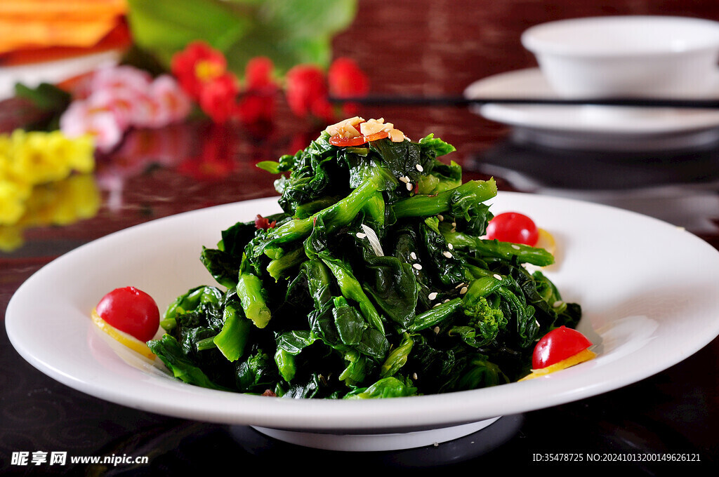 蒜香油菜心