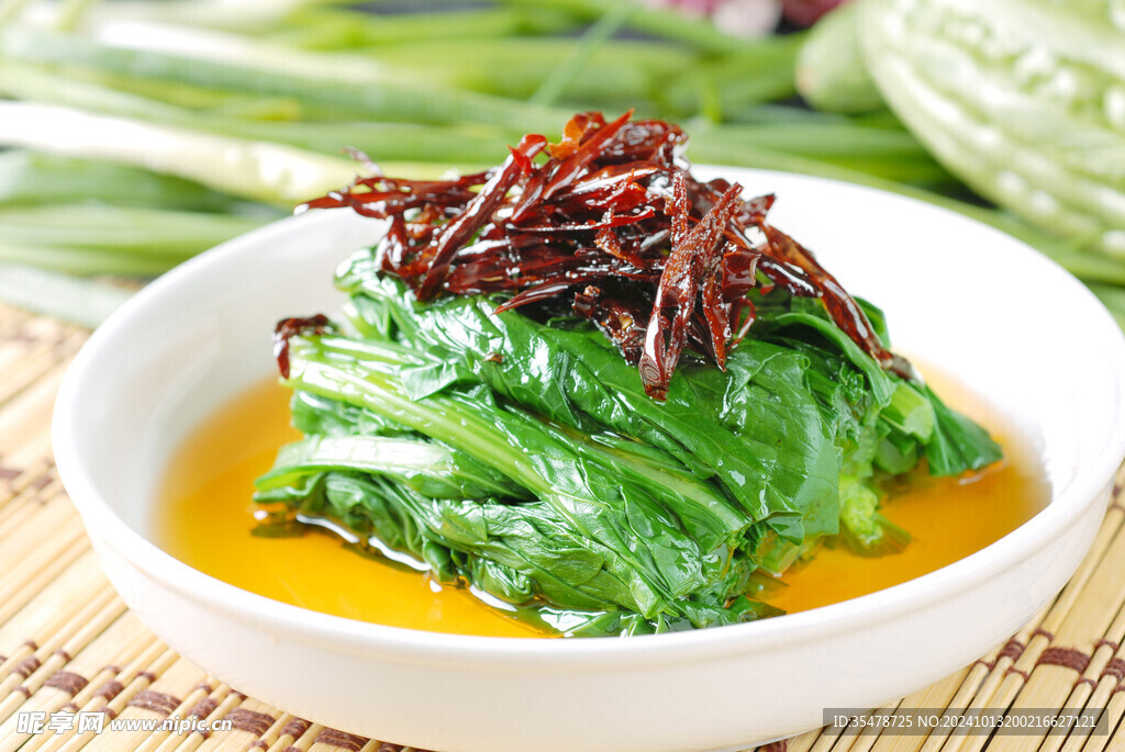 冷炝菜心