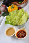 蘸汁有机蔬菜