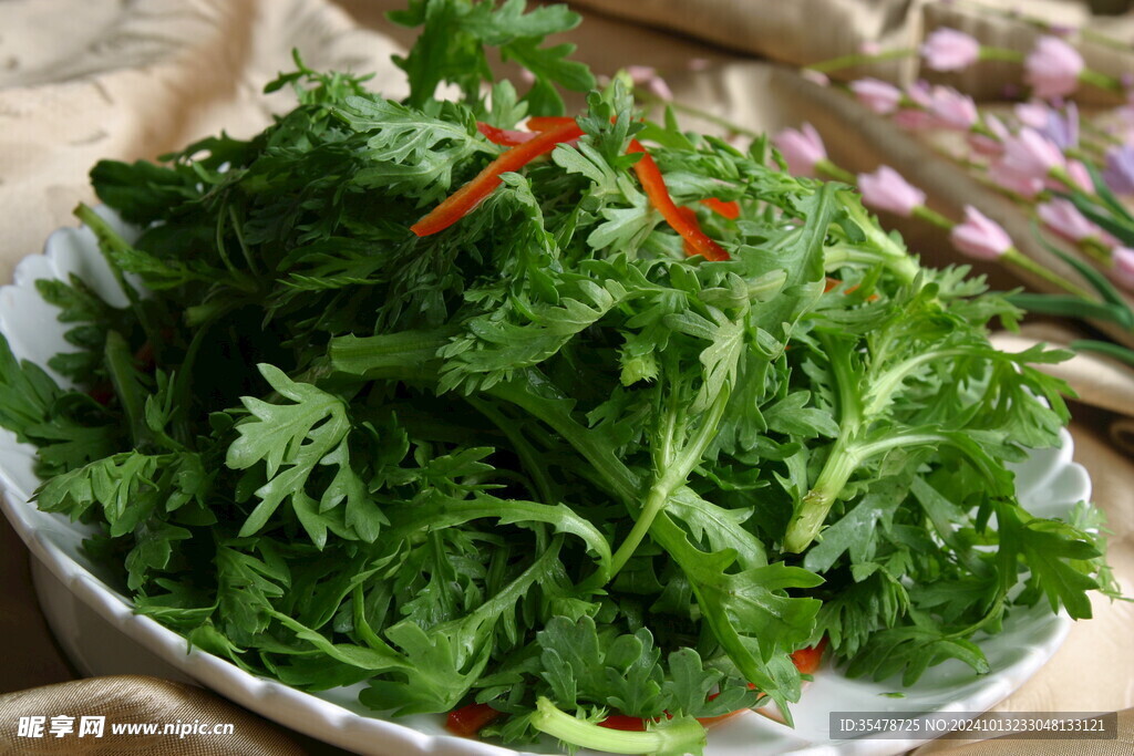 香拌茼蒿
