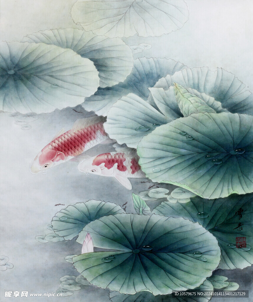 水墨 金鱼