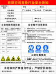 有限安全危险作业安全告知