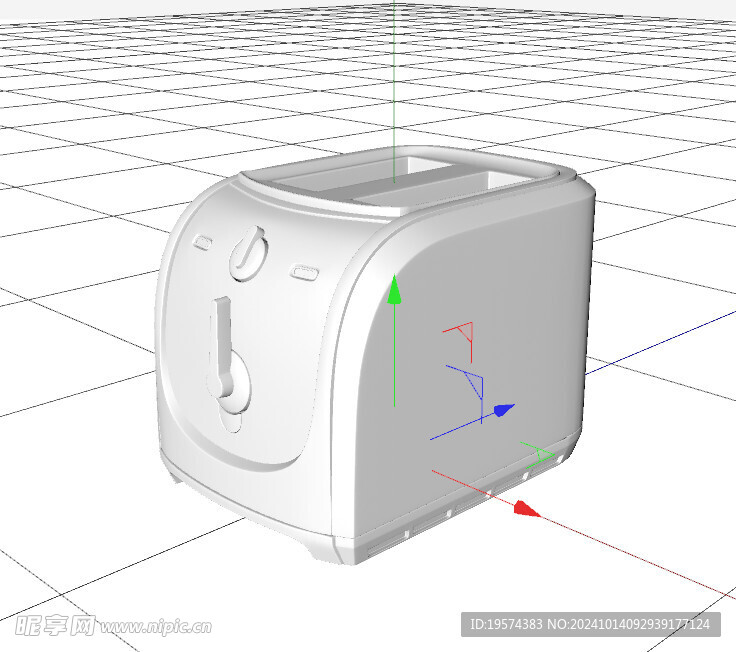 C4D模型 面包机