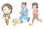 跑步卡通