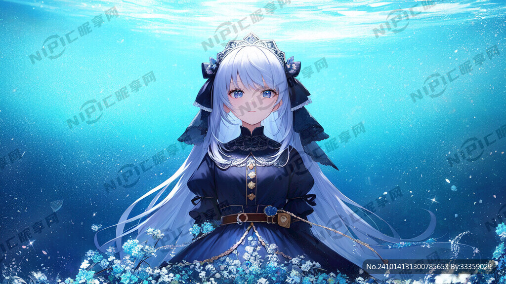 满月女宝宝卡通画 我满月啦