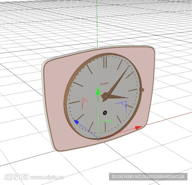 C4D模型 钟表