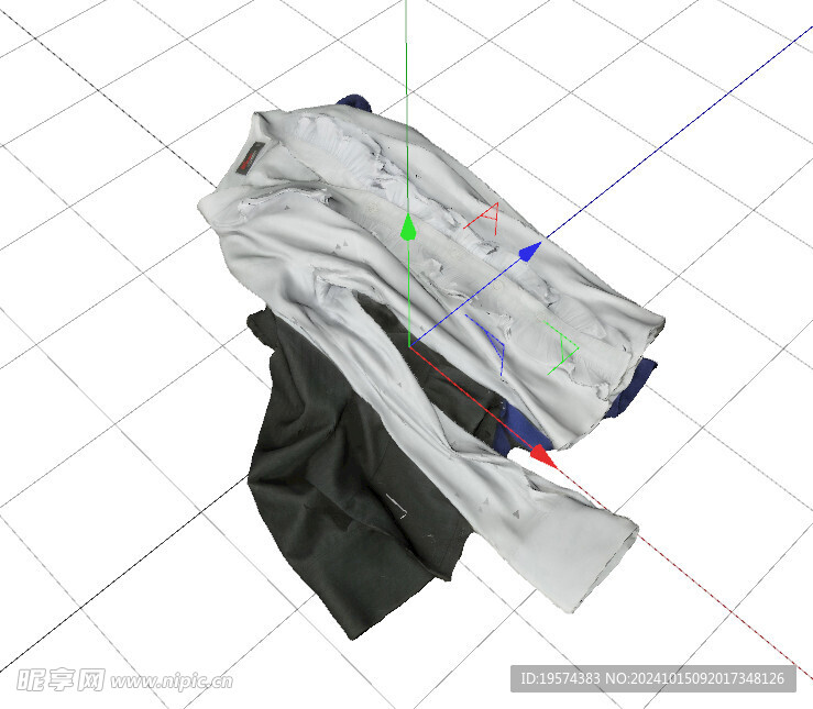C4D模型 衣服