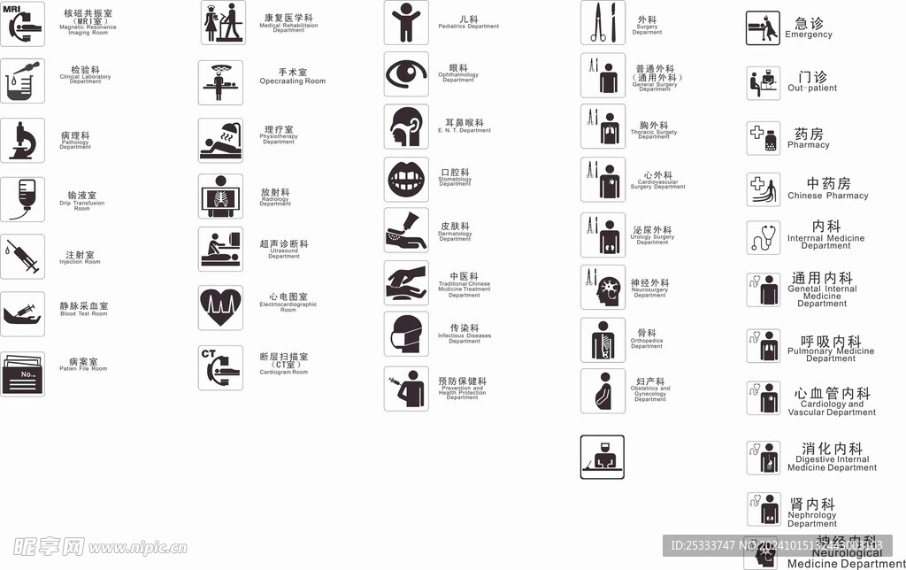 医院诊所标识国标符号