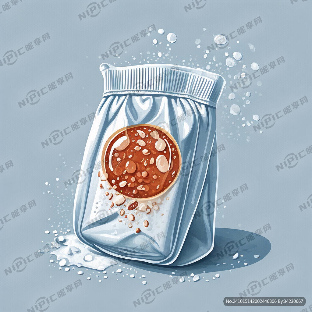 生理盐水加湿巾的矢量图
