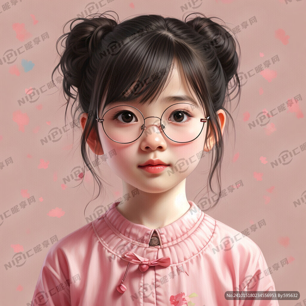 13岁小女孩 脸圆圆的