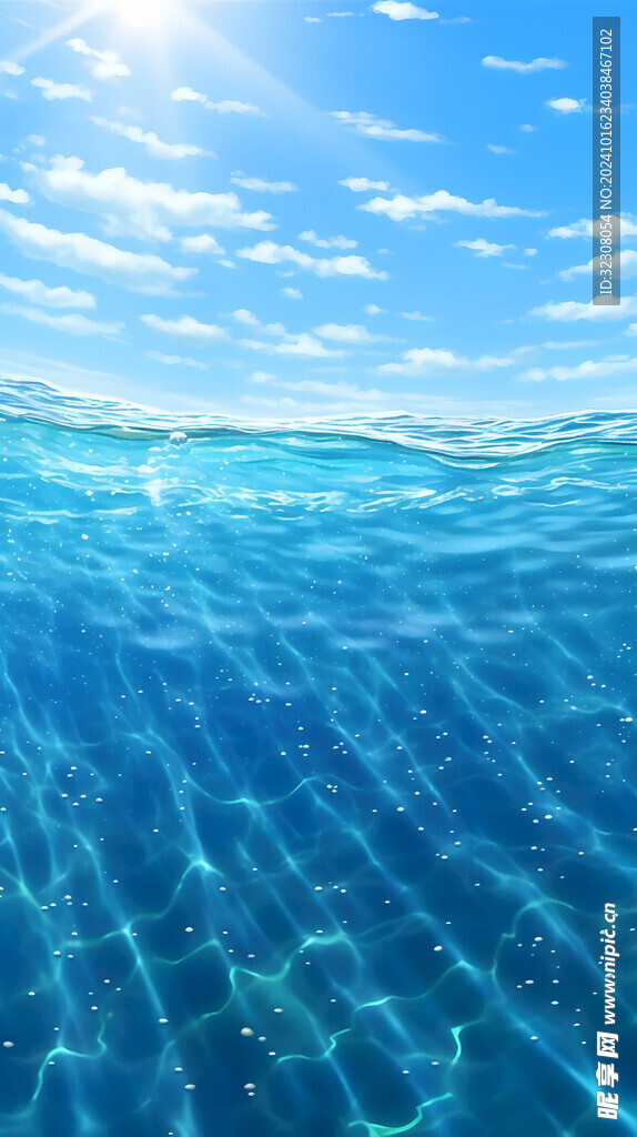 蓝色