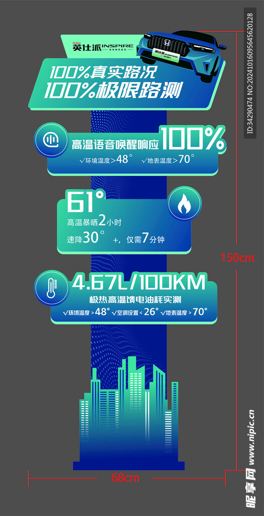 英仕派卖点立牌