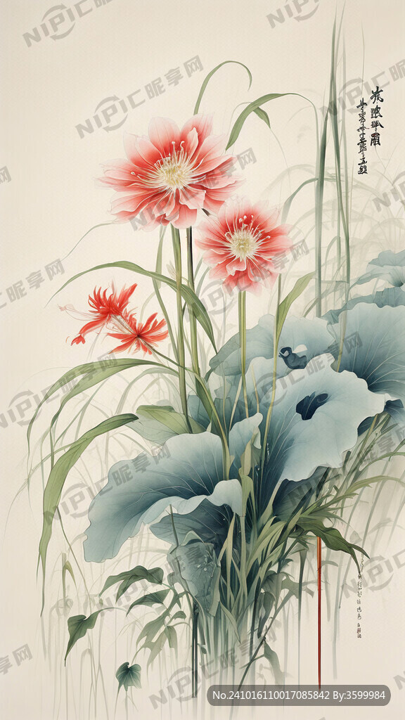 一支水草